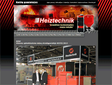 Tablet Screenshot of heiztechnik.lt